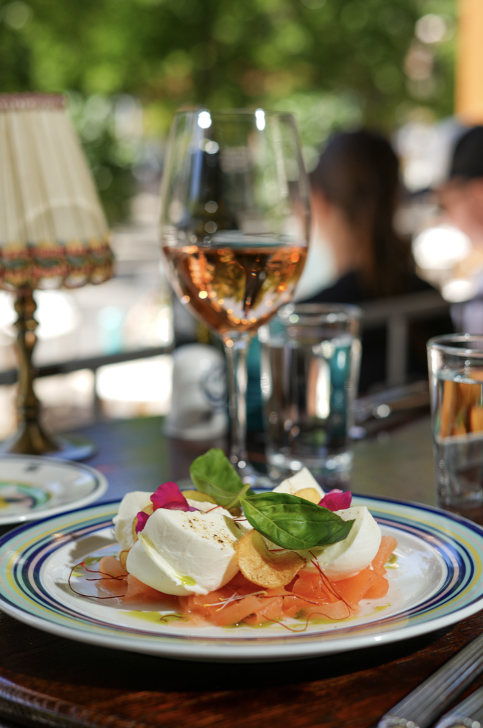 Fine dining-fotografering för sociala kanaler