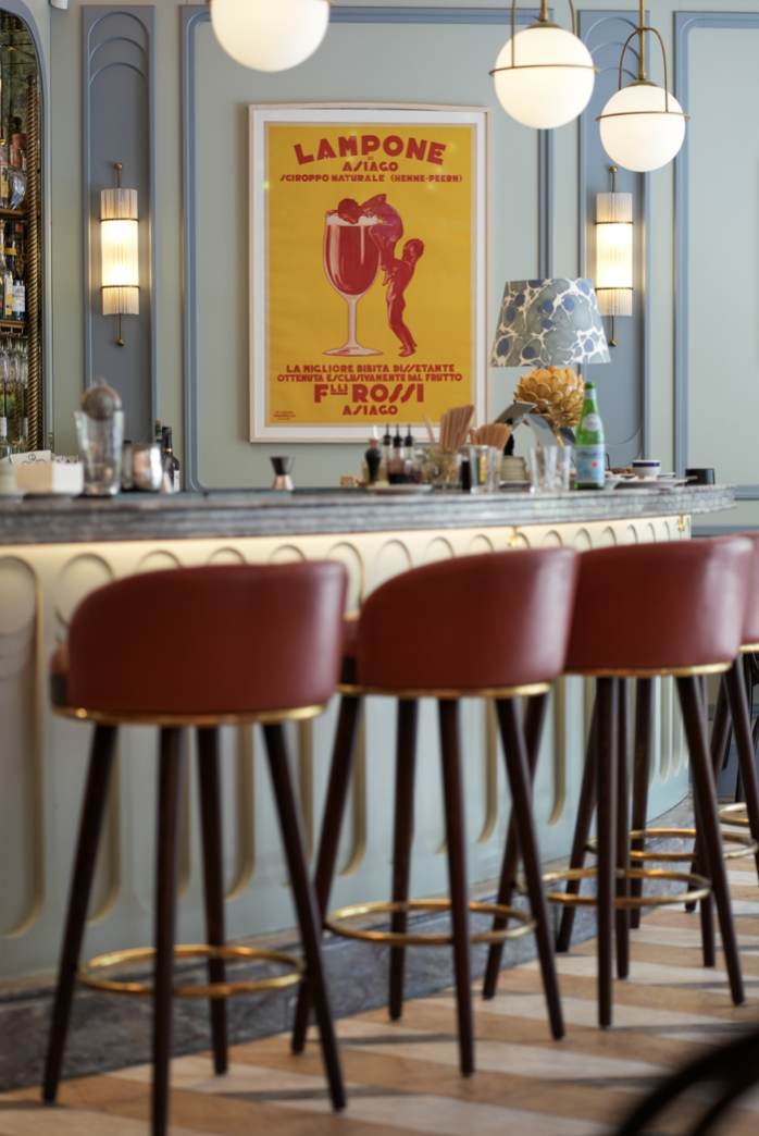 Interiörfoto från restaurangbar